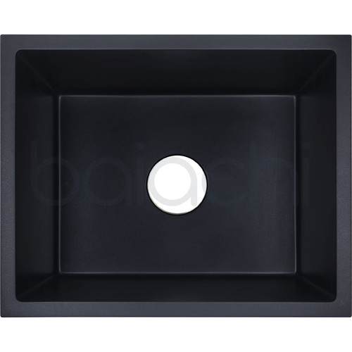 Baiachi Single Bowl Granite Kitchen Sink Black