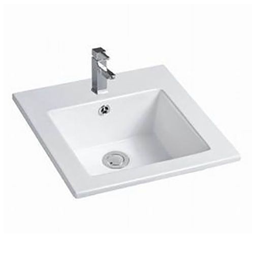 Bathroom Vanity White Ceramic Thin Edge Basin - 40ES