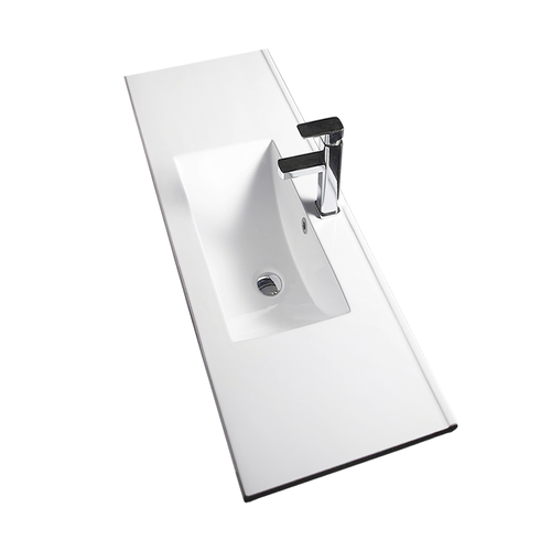 Bathroom Vanity White Ceramic Thin Edge Basin - 75SS