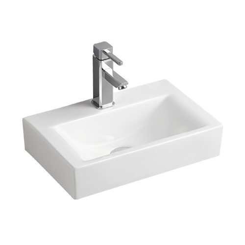 455X305X130mm Bathroom Wall Hung Mount Ceramic Wash Basin Vanity Sink BA268