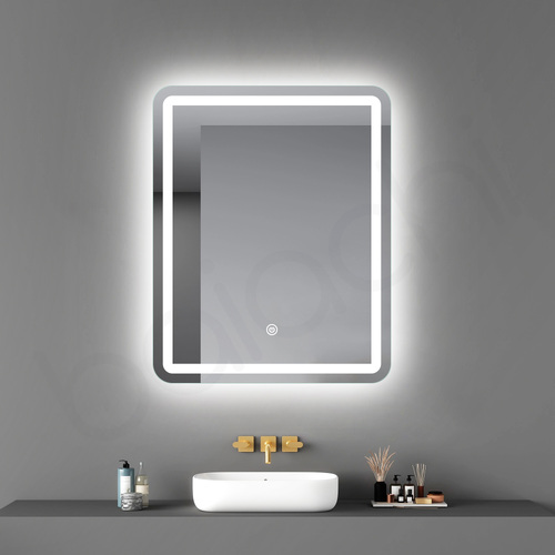 Eden 600 LED Rectangle Frameless Mirror