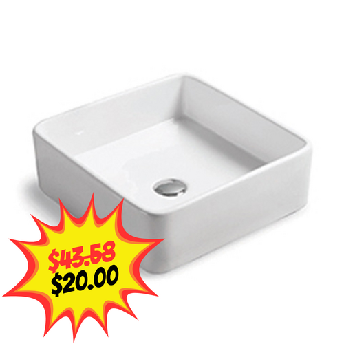 415X415X135mm Bathroom Vanity Counter Bench Top Basin Wash Bowl Ceramic Bt2011