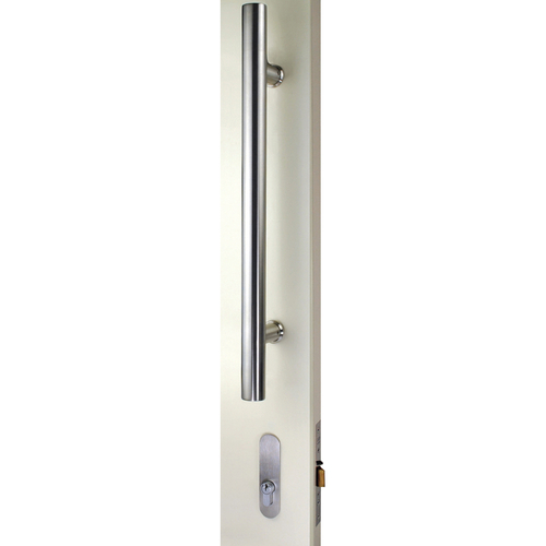 Nidus Ozi-4 Mortice Lock Entry Door Pull Handle Entrance Set Radius SS