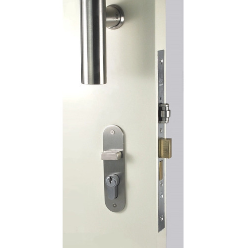 Nidus Ozi-3 Roller Mortice Lock Entry Door Pull Handle Entrance Set Radius SS