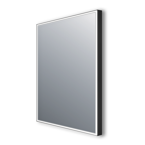 LED Mirror 900x750mm Matte Black