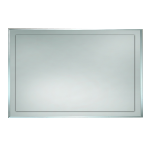 900 X 750mm Bathroom Mirror Bevelled Edge Hung Vertical Or Horizontal (F002-900)