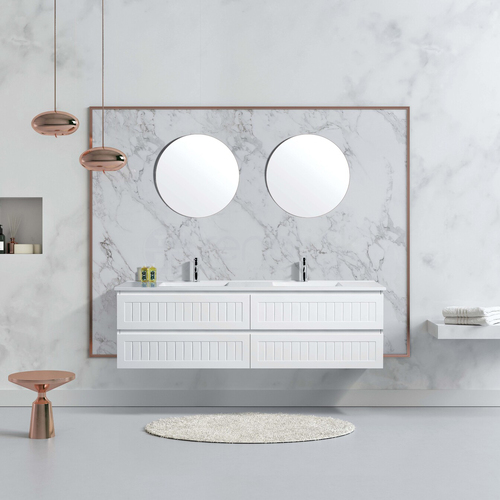 Hampton 1800mm PVC Wall Hung Bathroom Vanity