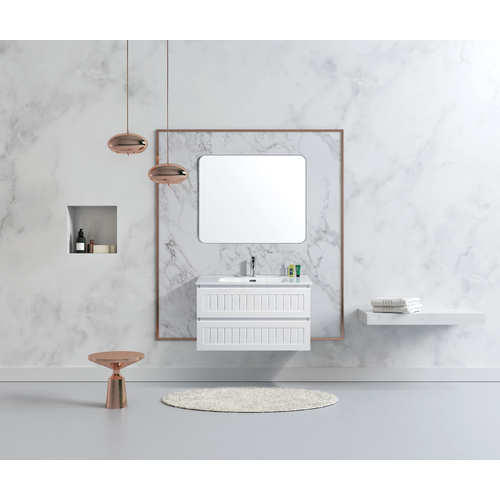 Hampton 900mm PVC Wall Hung Bathroom Vanity