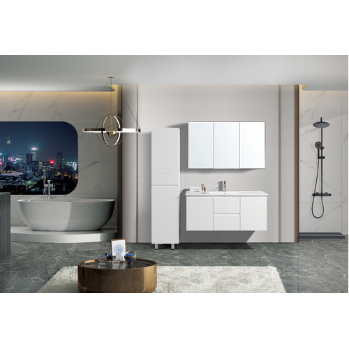 Ivana 1200mm PVC Water Proof Wall Hung Bathroom Vanity