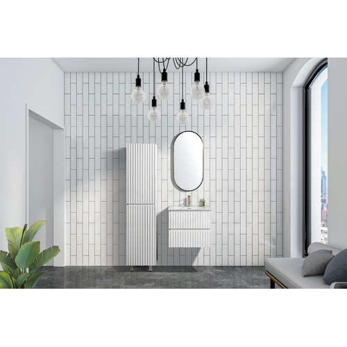 Oslo 600mm PVC Wall Hung Bathroom Vanity