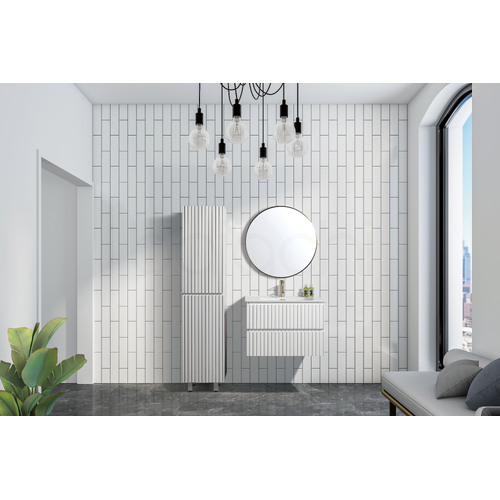 Oslo 750mm PVC Wall Hung Bathroom Vanity