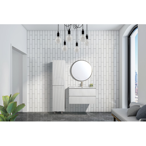 Oslo 900mm PVC Wall Hung Bathroom Vanity