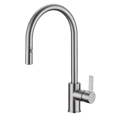 Otus Pull-Out Kitchen And Laundry Sink Mixer Brushed Nickel