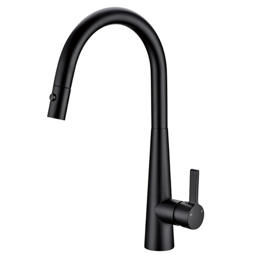 Otus Lux Pull-Out Kitchen And Laundry Sink Mixer Matte Black