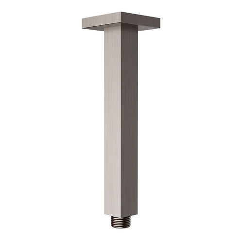 Square Ceiling Shower Arm 310mm Brushed Nickel