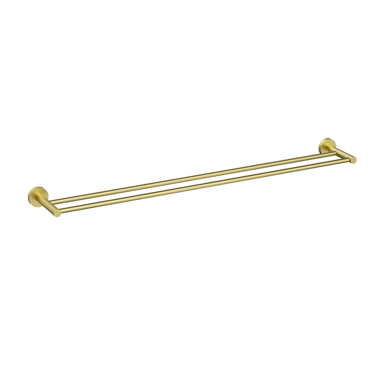 Otus Slimline SS304 Double Towel Rail 900mm Brushed Gold