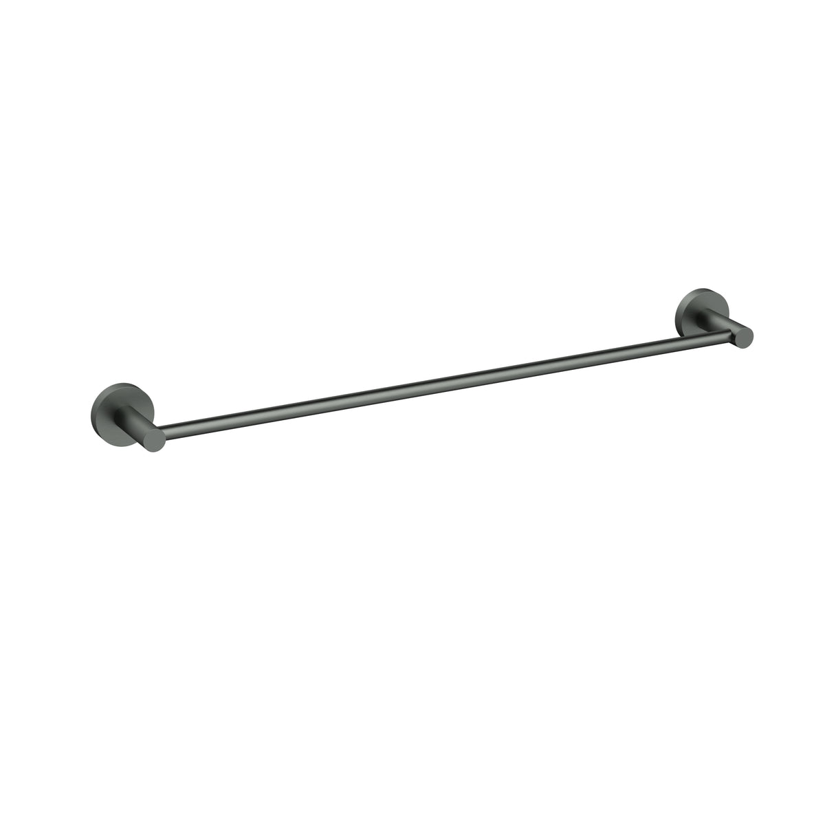 Otus Slimline SS304 Single Towel Rail 600mm Gun Metal