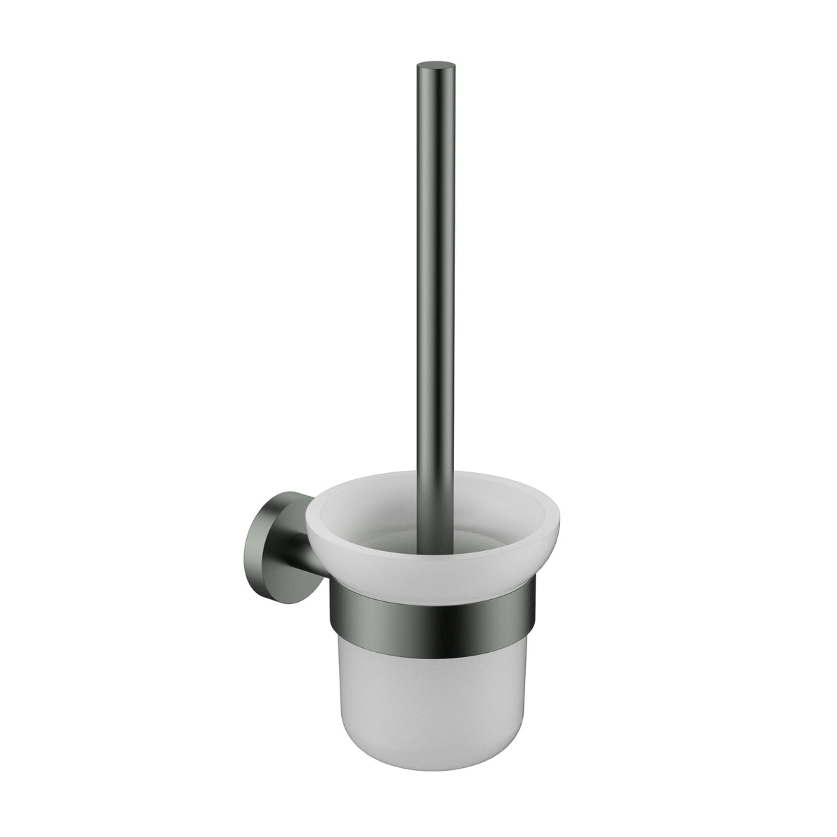 Otus Slimline SS304 Toilet Brush Set Gunmetal