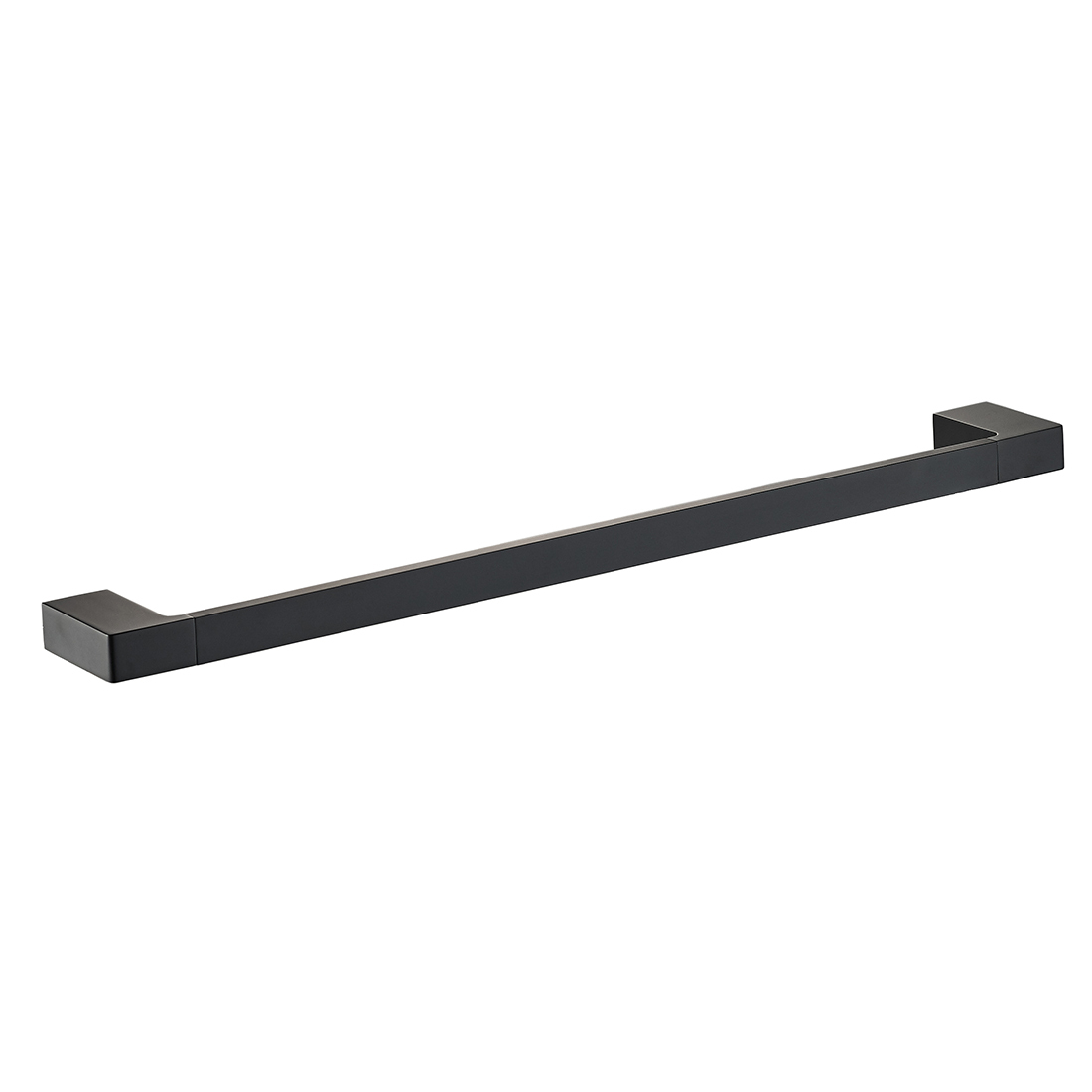 Ceram Single Towel Rail 800mm Matte Black