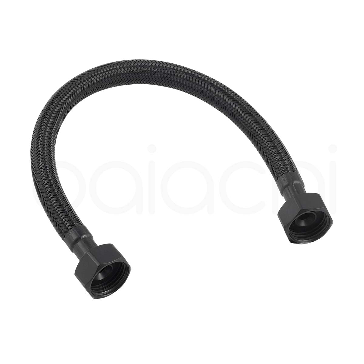 Baiachi 300mm Braided Flexible Hose Matte Black