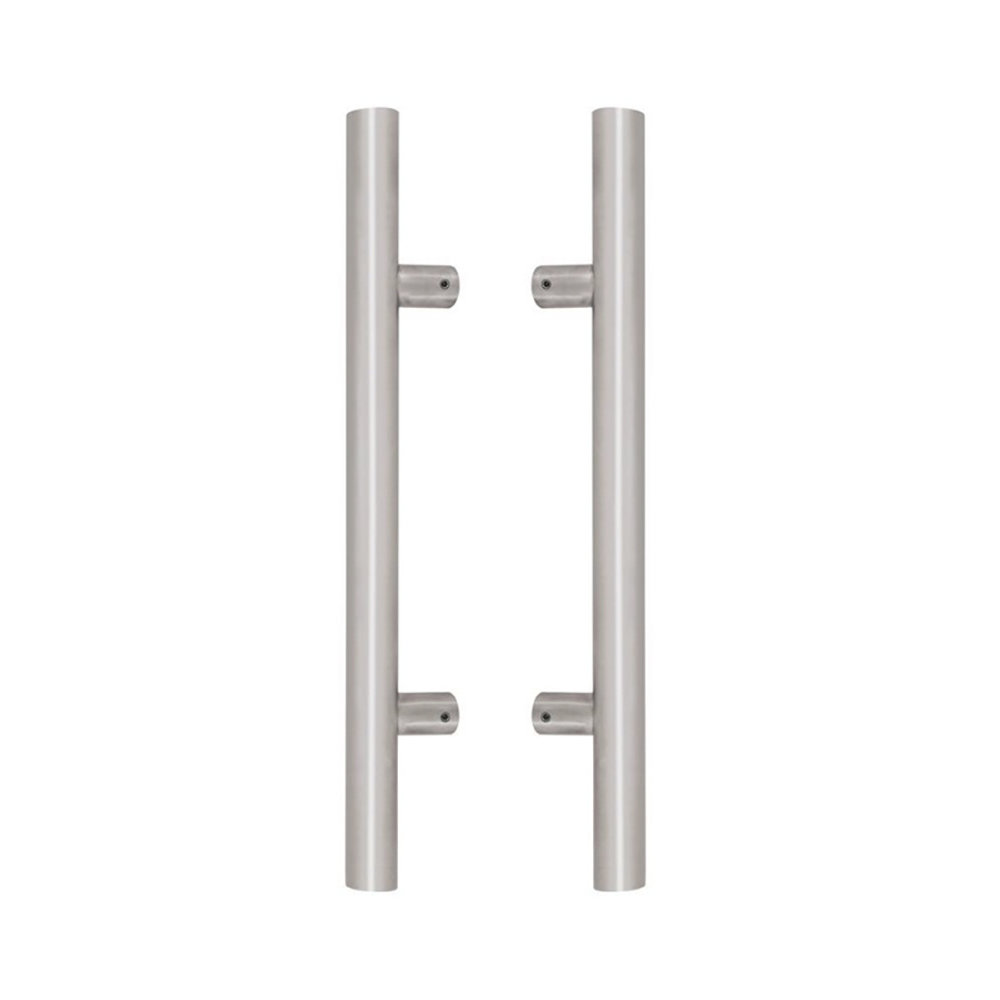 Zanda Round Door Pull Handle Back to Back 600mm Stainless Steel 316SS