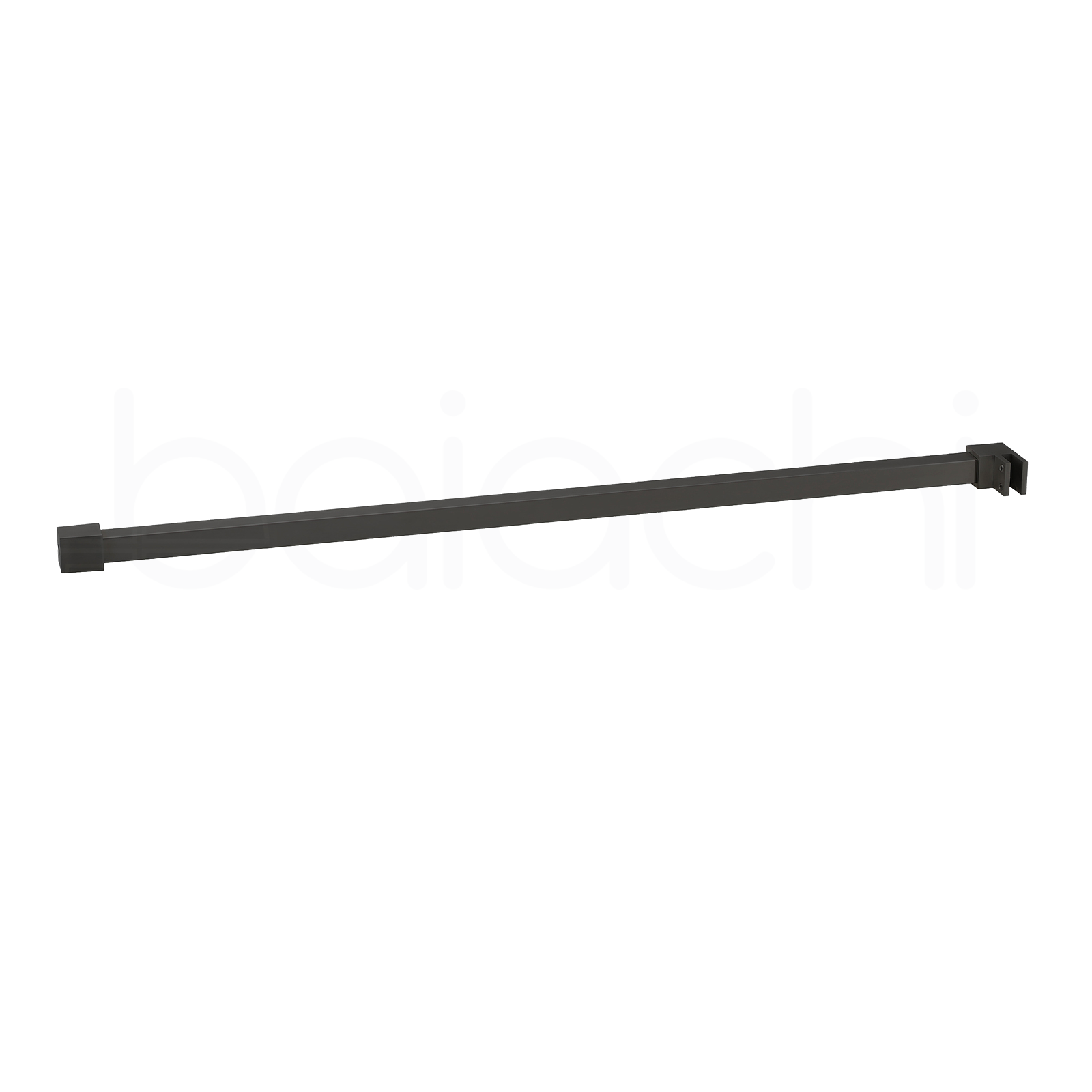 Shower Screen Glass Panel Stabiliser Support Bar Black Adjustable Up To 1000mm
