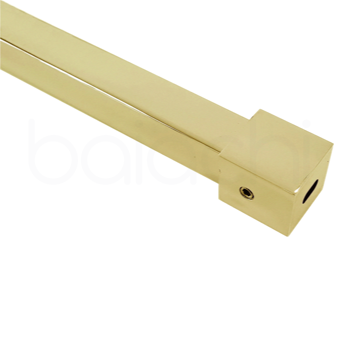 Shower Screen Glass Panel Stabiliser Support Bar Brushed Gold Adjustable Up To 1200mm