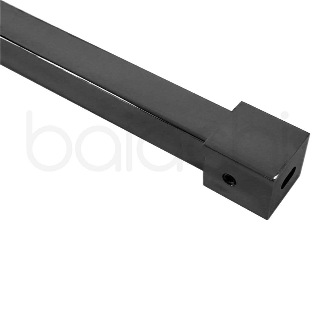 Shower Screen Glass Panel Stabiliser Support Bar Gun Metal Adjustable Up To 1200mm
