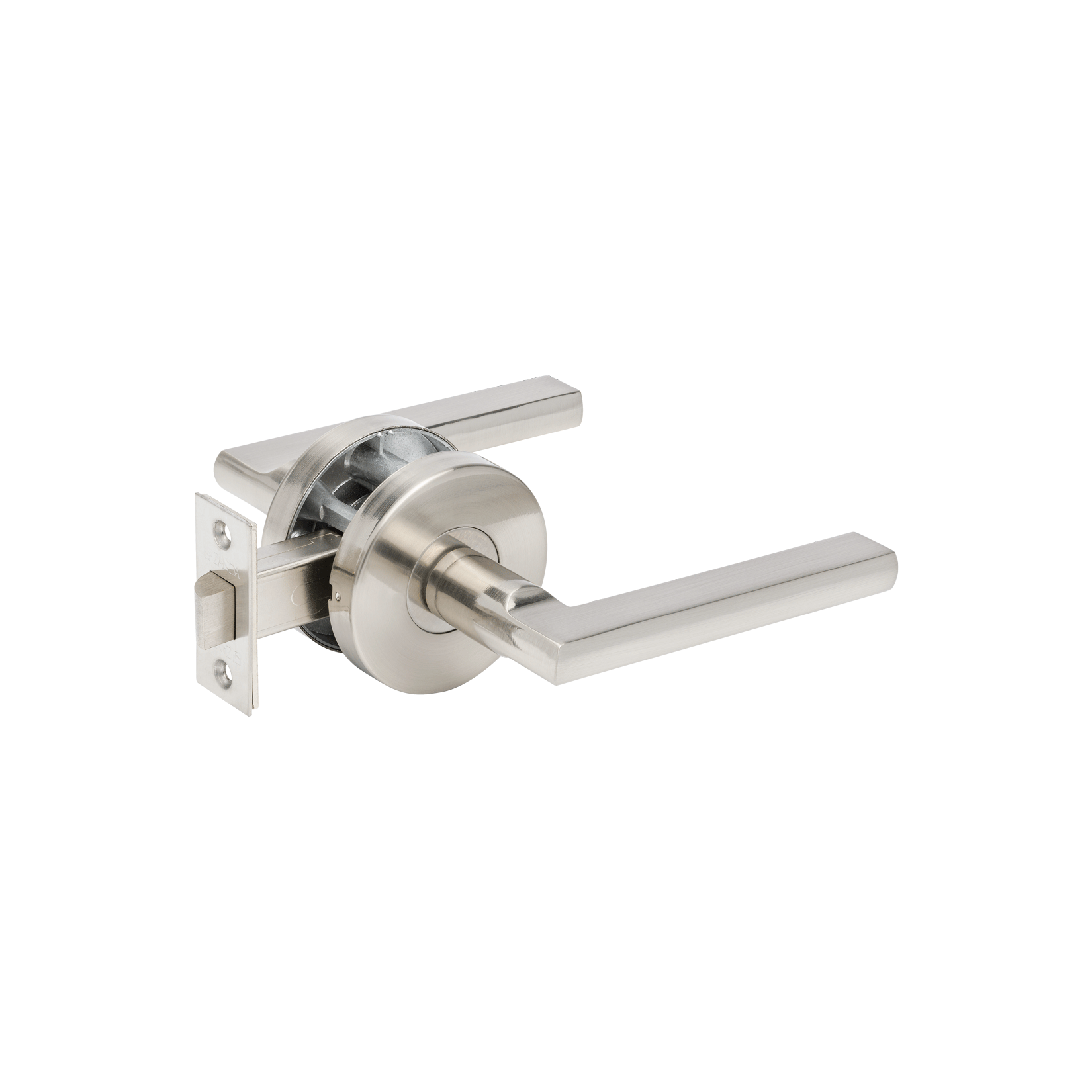 Zanda Aldo Passage Set Brushed Nickel