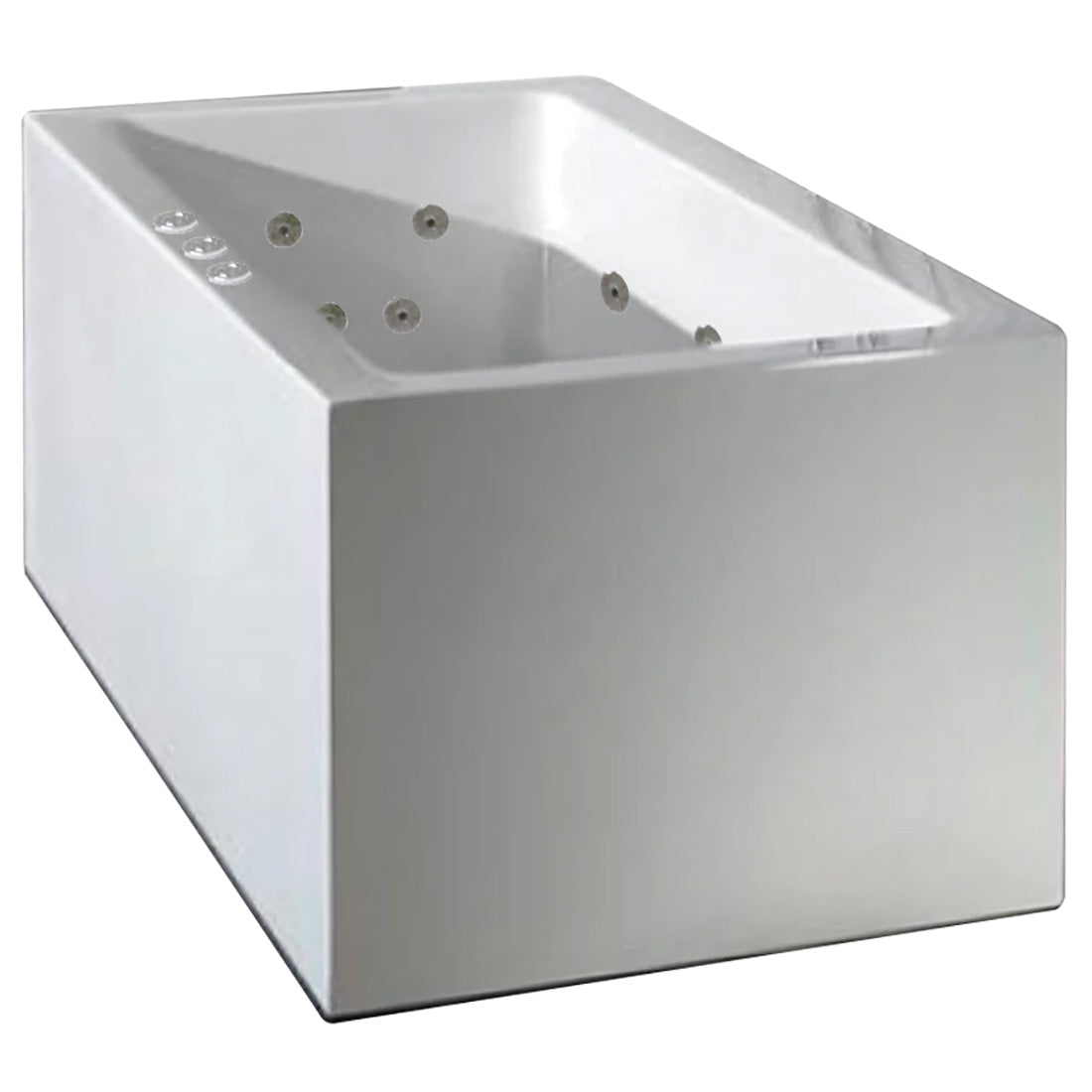 Ataud 1700mm 12 Jets Freestanding Spa Bath Key Remote with Mood Light