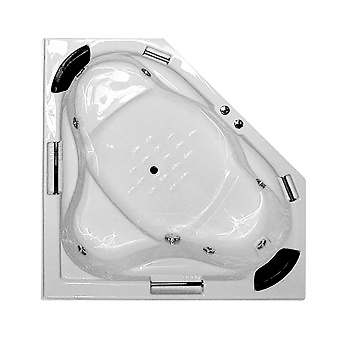 Alhambra 1490mm 15 Jets Drop-in Spa Bath Electronic Touch Pad