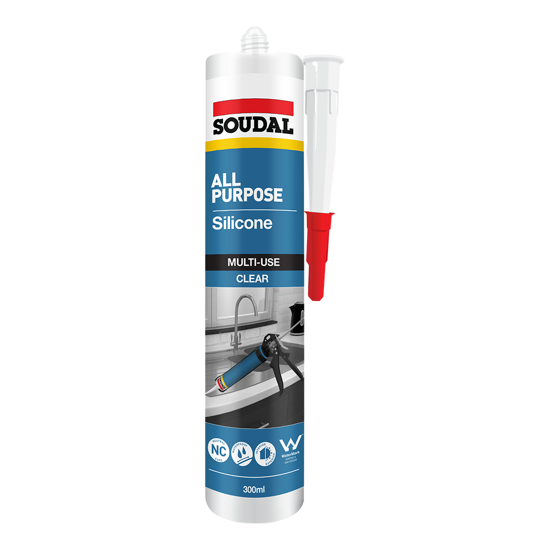 All Purpose Silicone Clear 300ml
