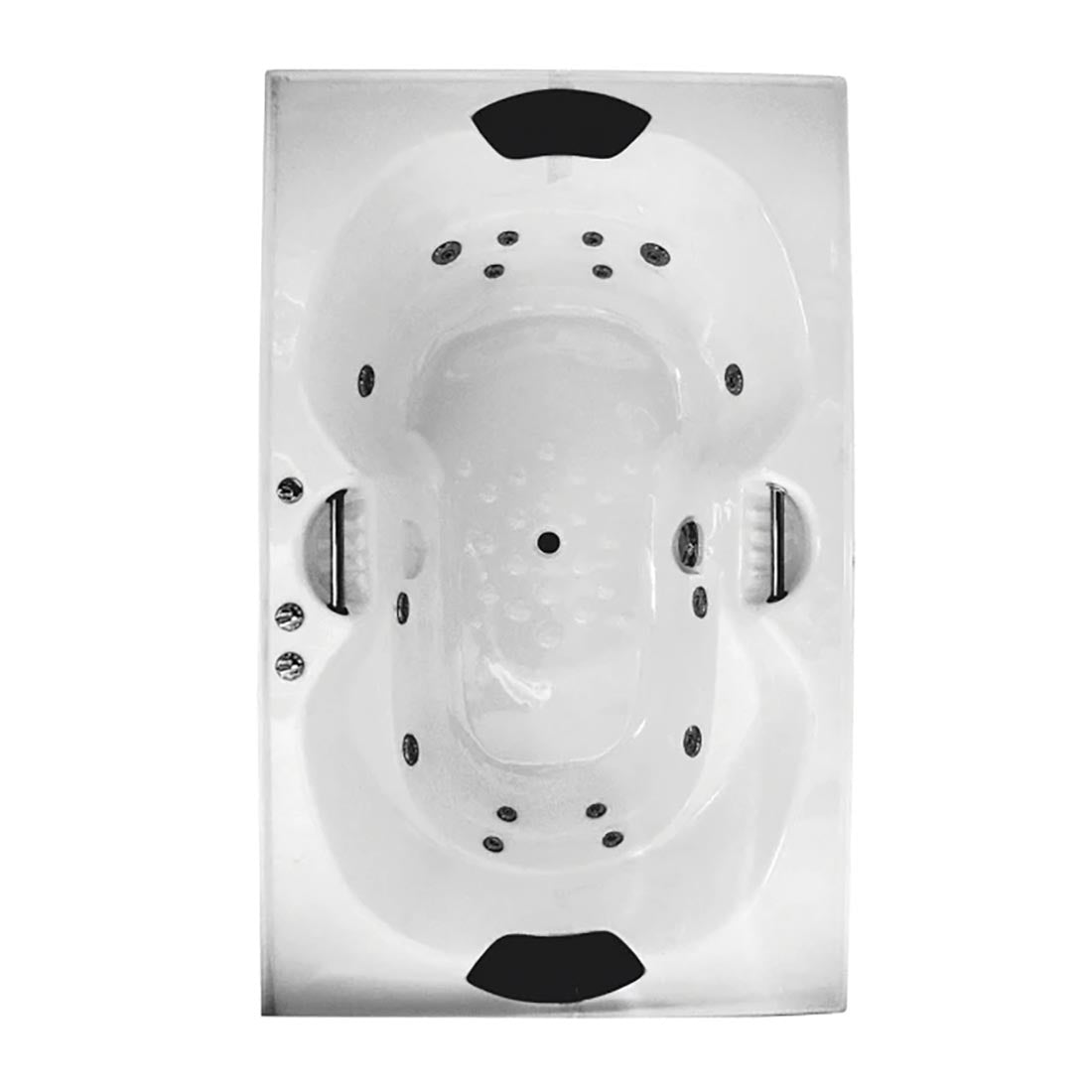 Andorra 1790mm 12 Jets Drop-in Spa Bath Spa Key Remote with Down Light
