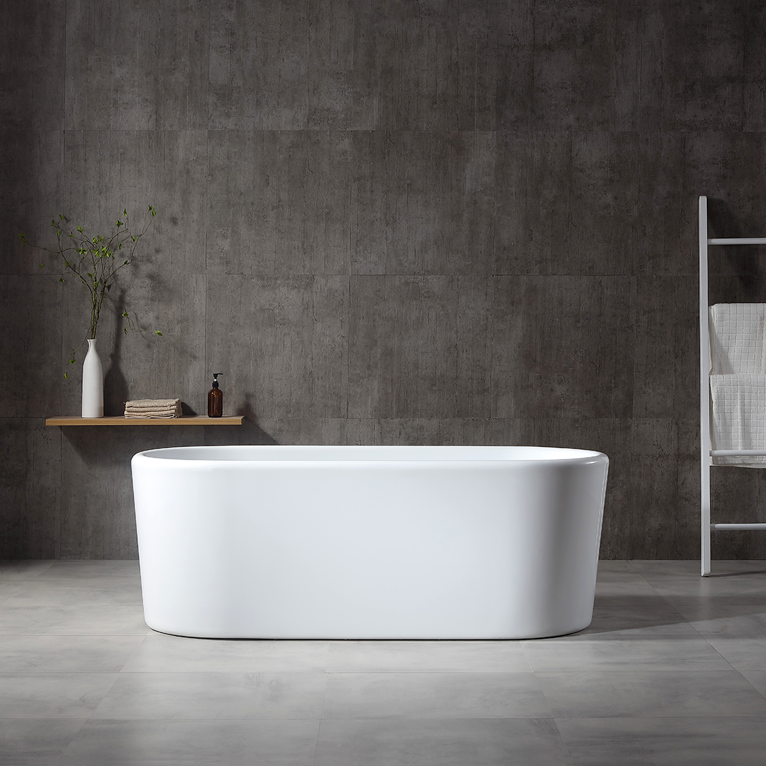 Oval Round 1700 Freestanding Bath Tub
