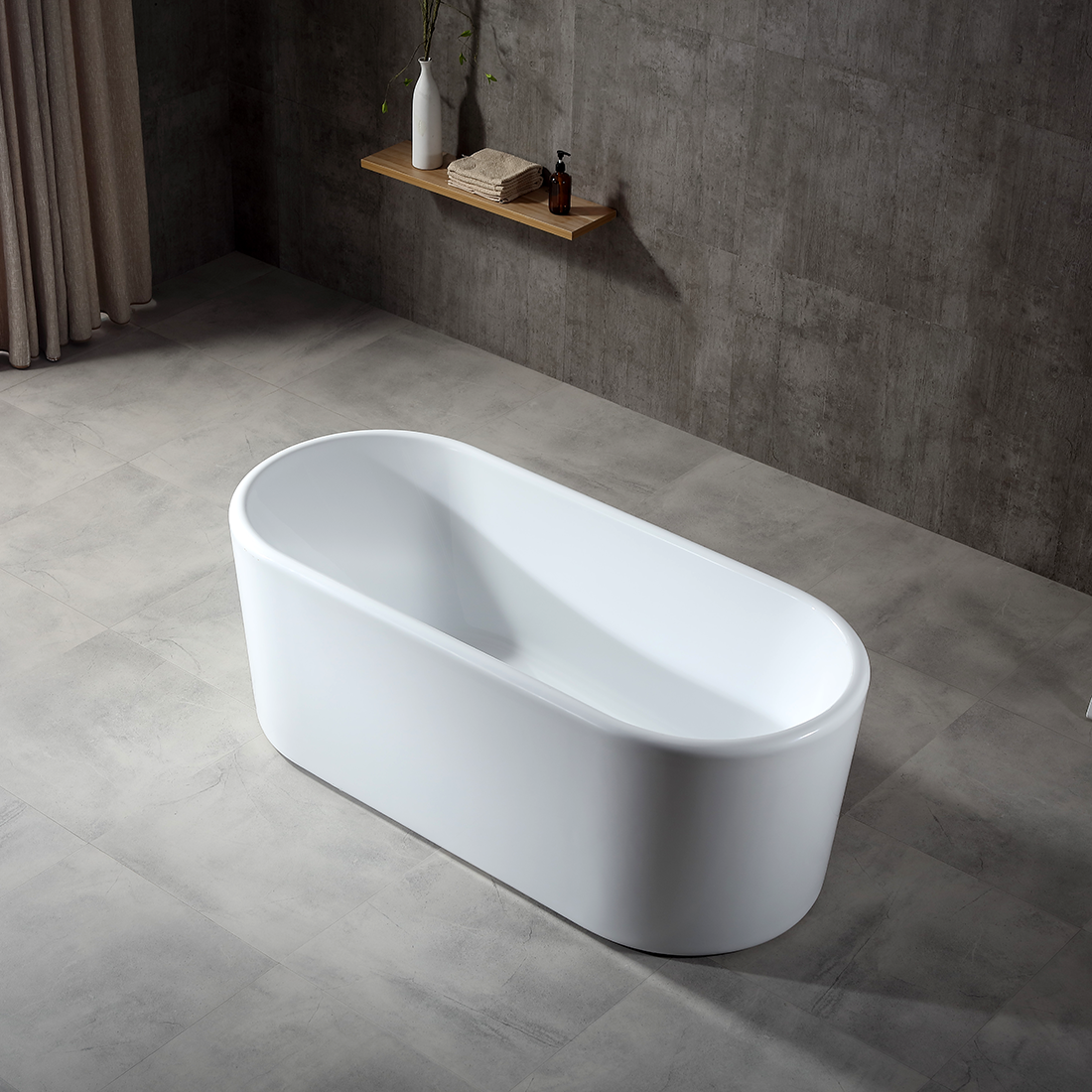 Oval Round 1700 Freestanding Bath Tub