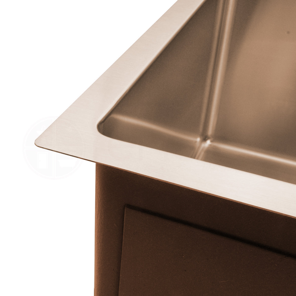 Baiachi 1270x450 Handmade Kitchen Stainless Steel Sink Double Bowl Drainer Top Undermount Brushed Copper