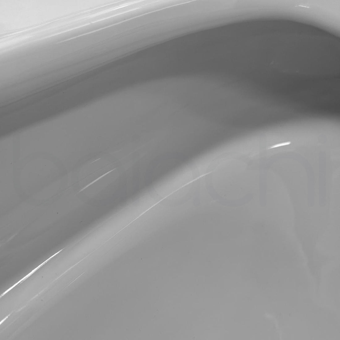 Ballina Rimless In Wall Toilet Suite with Round Stainless Steel Gun Metal Flushing Buttons