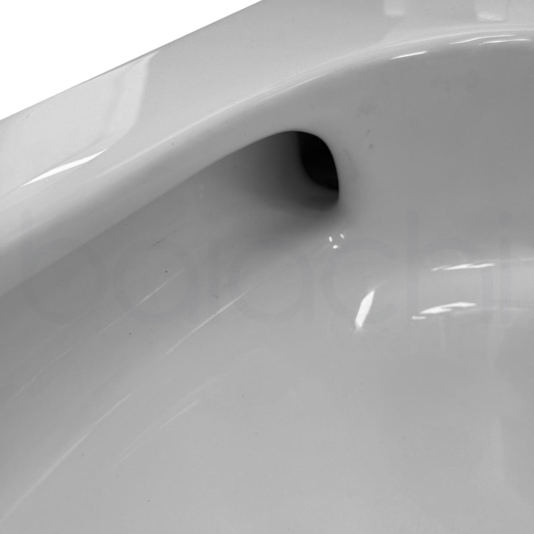 Habana Tornado Rimless Quiet Flush In Wall Toilet Suite with Round Matte Black Flushing Buttons