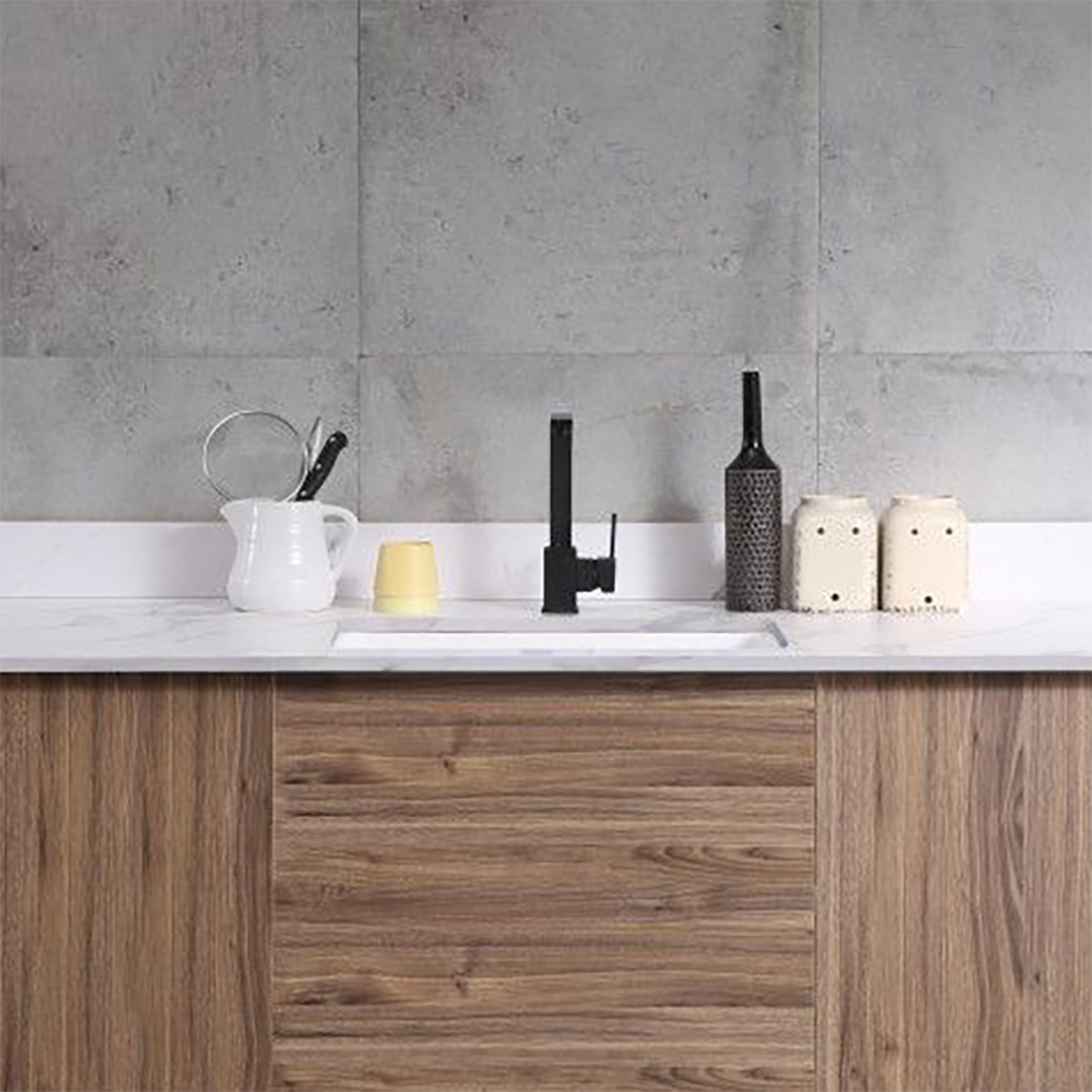 Baiachi 600X470X254mm Butler Farmhouse Kitchen Laundry Ceramic Sink Brushed Copper Waste