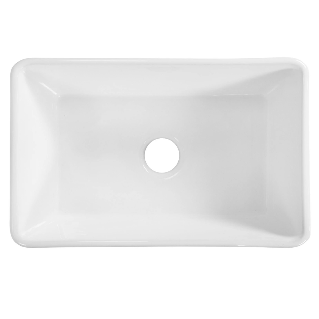 Baiachi 835X460X255mm Butler Farmhouse Fireclay Kitchen Laundry Sink Brushed Copper Waste