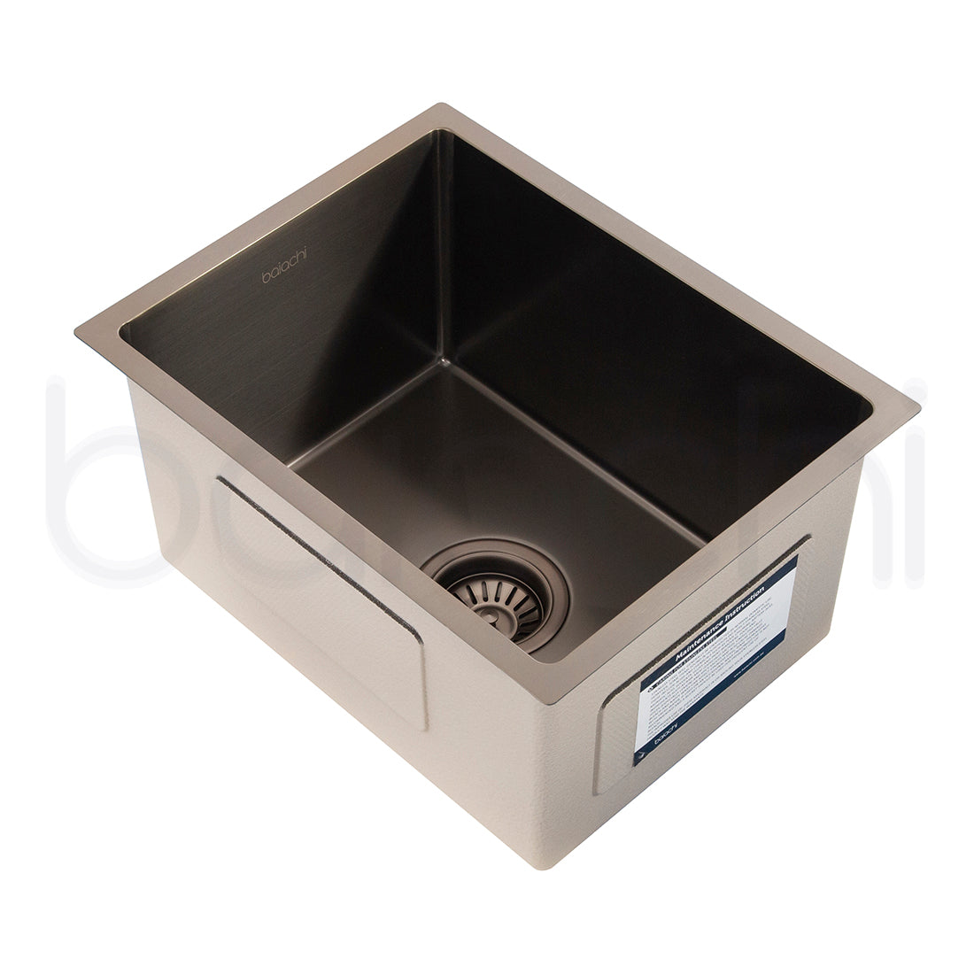 Baiachi 340X440mm Handmade Laundry Kitchen Sink Top/Under Mount Antique Brass