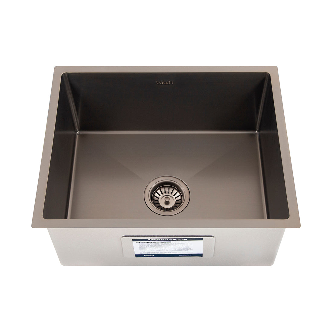 Baiachi 540X440mm Handmade Laundry Kitchen Sink Top/Under Mount Antique Brass