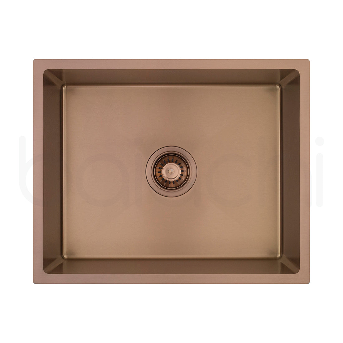 Baiachi 540X440mm Handmade Laundry Kitchen Sink Top/Under Mount Brushed Copper