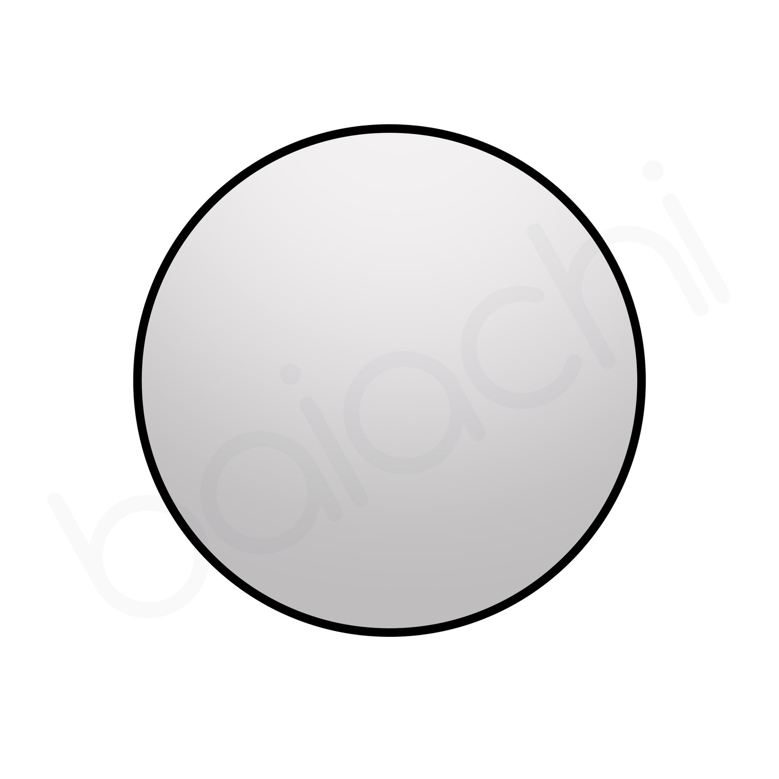 Baiachi Otus Round 600mm Frame Mirror Matte Black