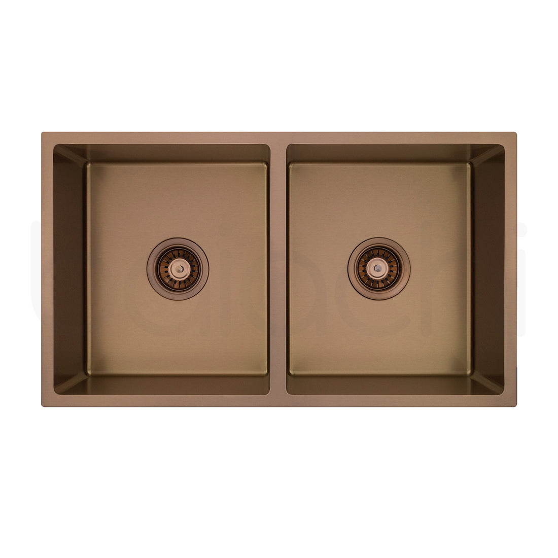 Baiachi 760X440mm Handmade Laundry Kitchen Sink Top/Under Mount Brushed Copper