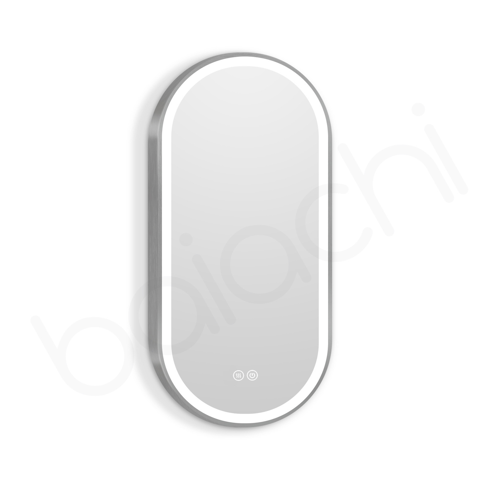 Baiachi Cora LED Oval 450mmx900mm Frameless Mirror