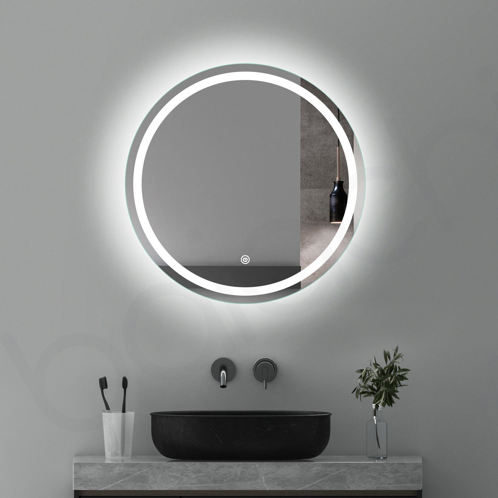Baiachi Otus LED Round 750mm Frameless Mirror