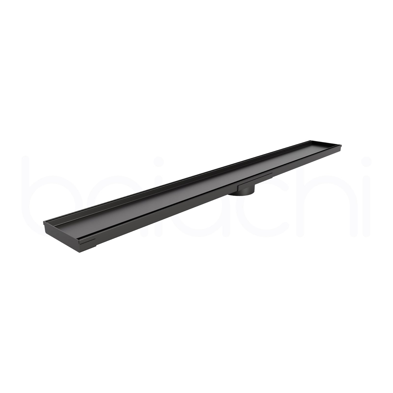 601-900mm Linear Tile Insert Adjustable Floor Waste Gun Metal