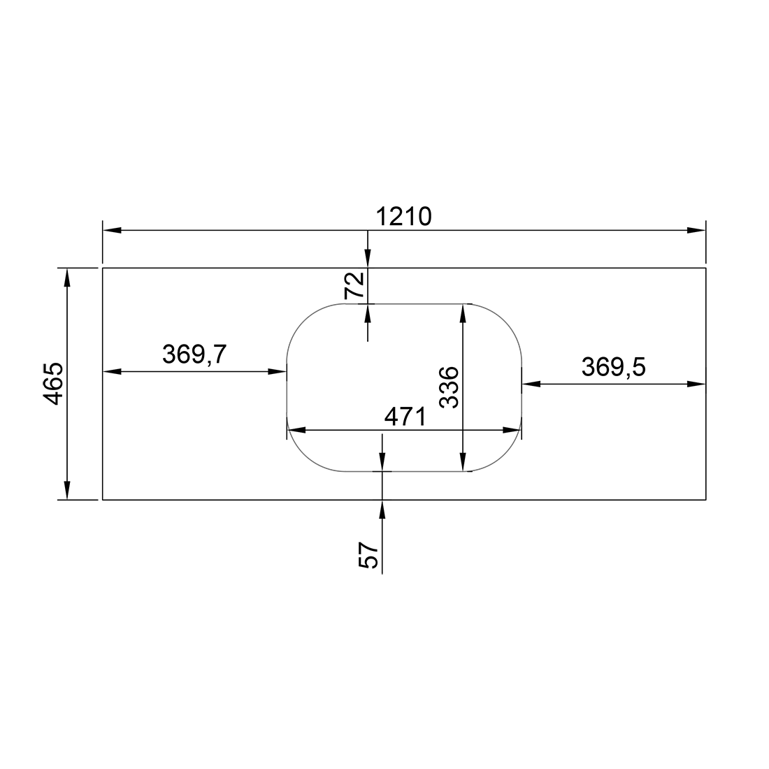 Baiachi 1200mm Calacatta Quartz with Undercounter Stone Ceramic Basin