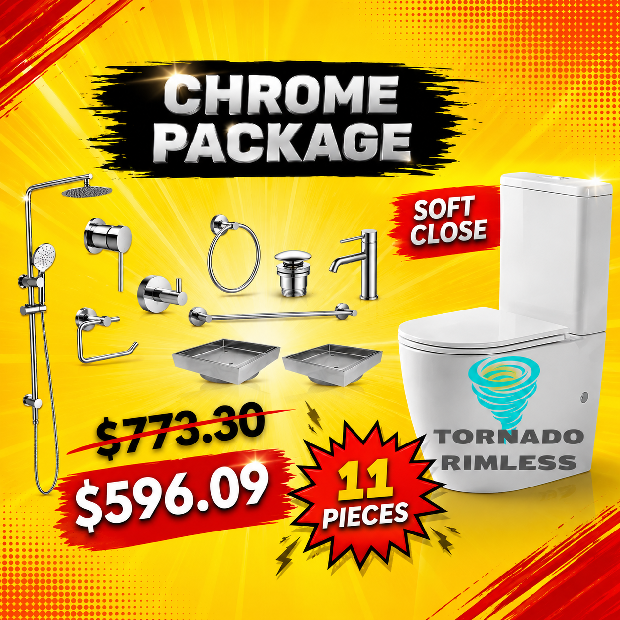 VORTEX PACKAGE CHROME 2001SS-CH